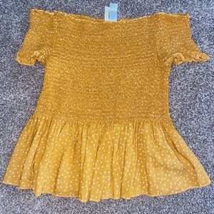 off the shoulder top